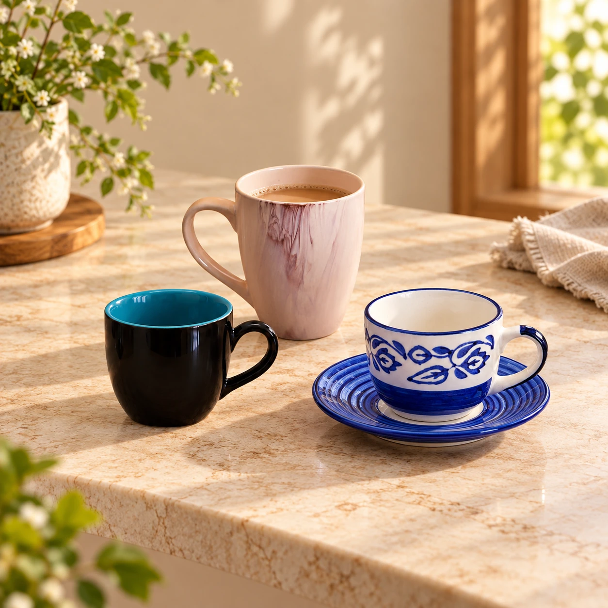 Cups, Mugs & Saucers