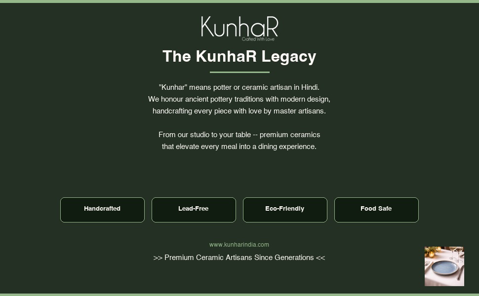 KunhaR plate visual story