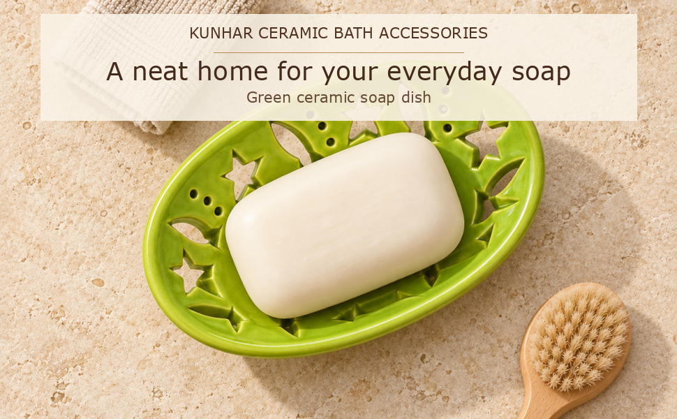 KunhaR ceramic soap dish visual story 1