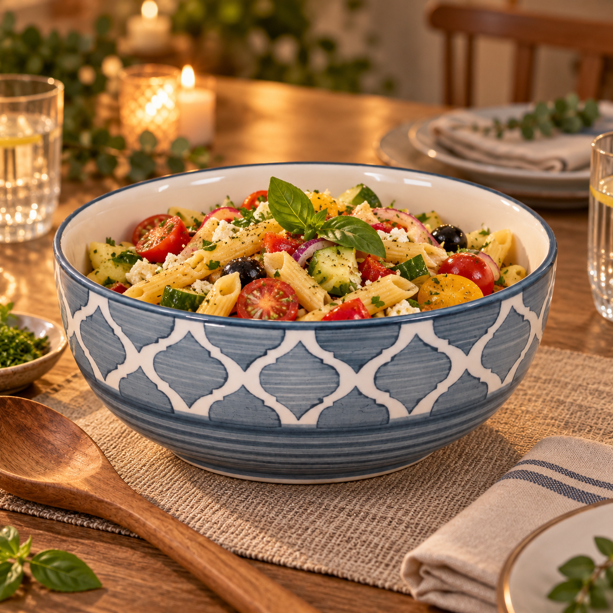KunhaR Ceramic Serving Bowl, 600 ml, Grey, Multipurpose Bowl for Mixing, Serving, Salad, Pasta & Snacks, 1 Piece - Image 3