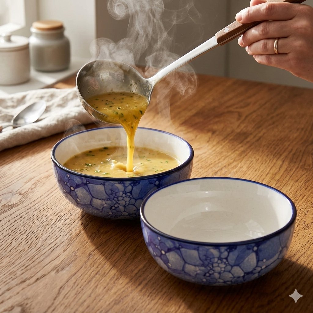 Kunhar Ceramic Mixing Bowls, Microwave Safe Bowl for Kitchen, Freezer & Dishwasher, Ideal for Snacks, Rice, Salad, and Noodles - 800 ML, 2 Pieces, Blue Luster - Image 5