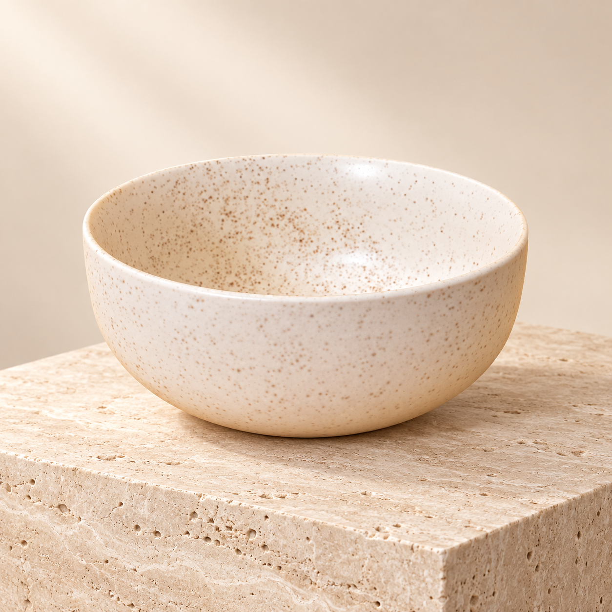KunhaR Ceramic Serving Bowl, 800 ml, White Matt, Multipurpose Bowl for Mixing, Serving, Salads, Pasta & Snacks, 1 Piece - Image 6