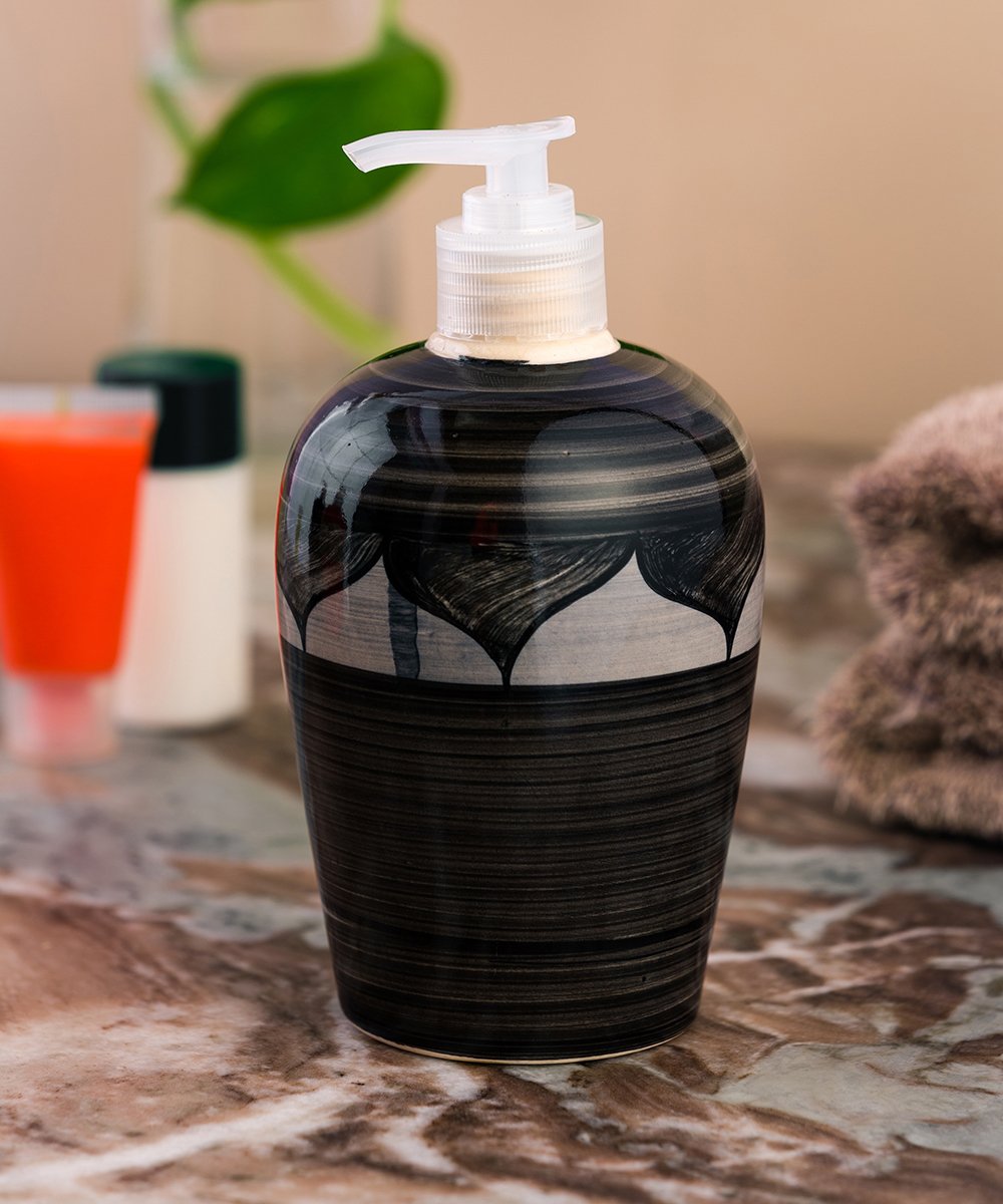 Kunhar Liquid Soap Dispenser, 350 Ml, Grey — product view 1