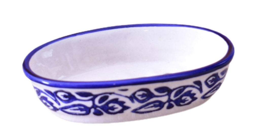 KunhaR Ceramic Soap Dish Holder, Ceramic Soap Dish Tray Holder