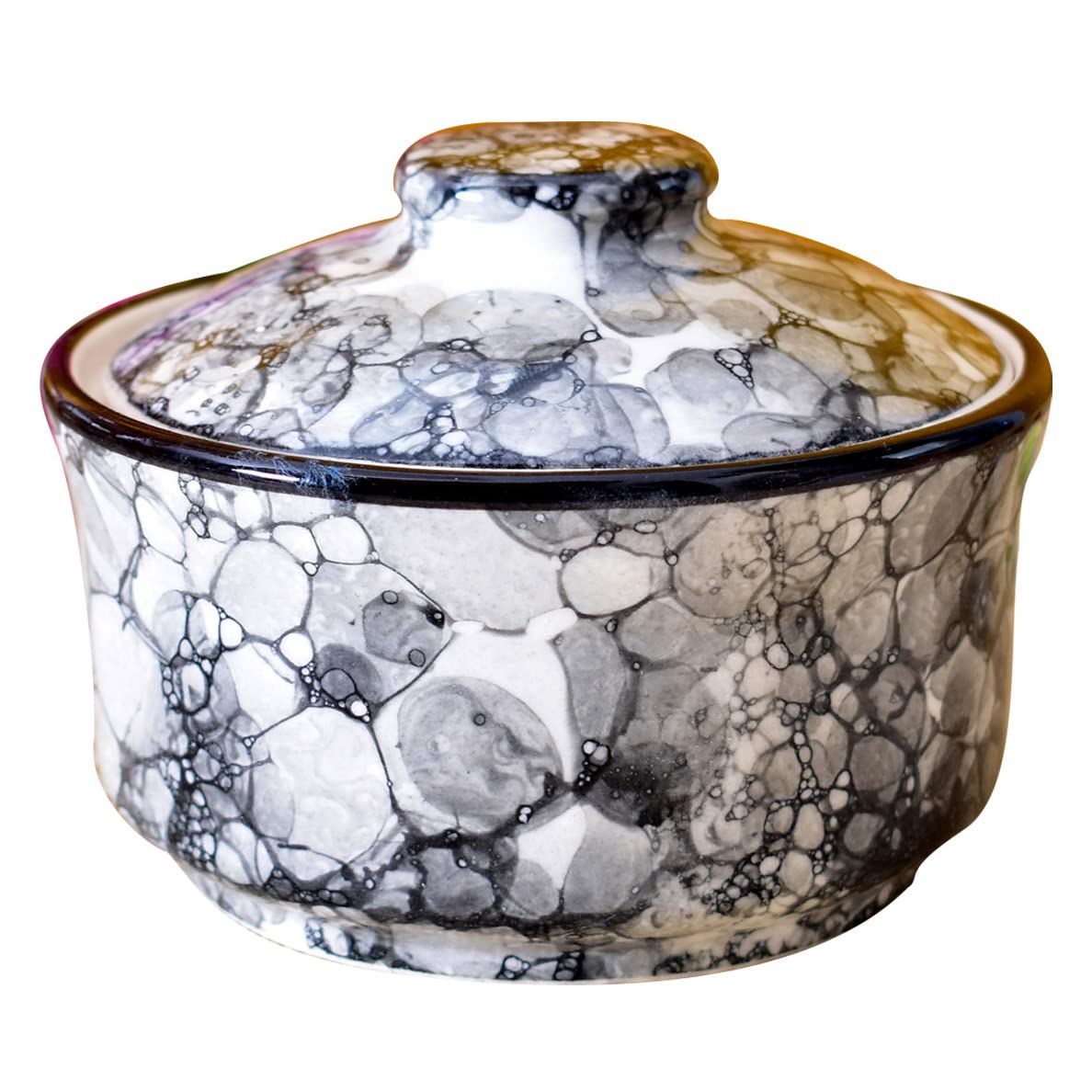 Kunhar Ceramic Donga with Lid, Ceramic Serving Donga, 450 Ml, 1 Piece, Black Luster - Image 5