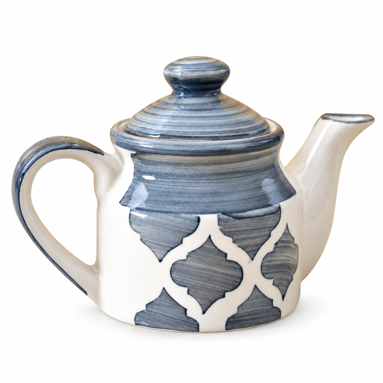 KunhaR Ceramic Teapot with Lid, 650 ml, Grey | Tea & Coffee Serving Pot for Kitchen & Dining, 1 Piece - Image 6