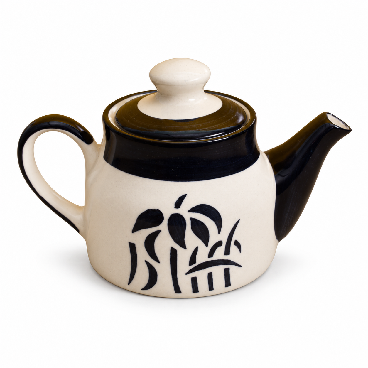KunhaR Ceramic Teapot with Lid, 300 ml, White Tree | Tea & Coffee Serving Pot for Kitchen & Dining, 1 Piece - Image 6