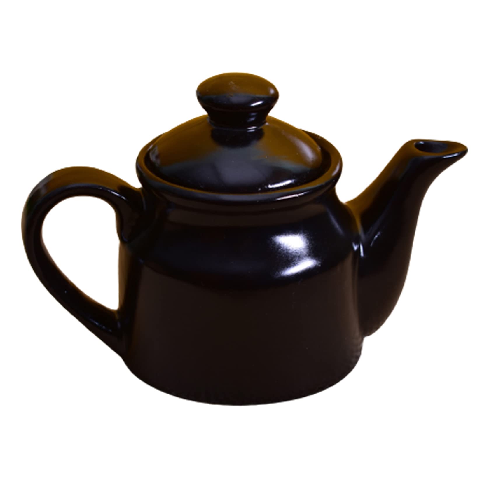 KunhaR Ceramic Teapot - 1 Piece, Black Matt, 300 ml — product view 1