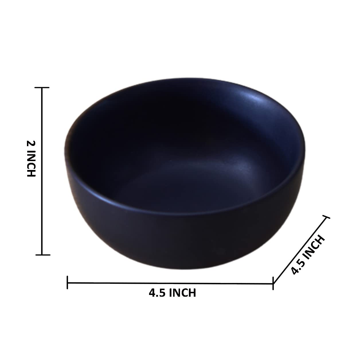 KunhaR Ceramic Bowl - 300 ML (Set of 2)