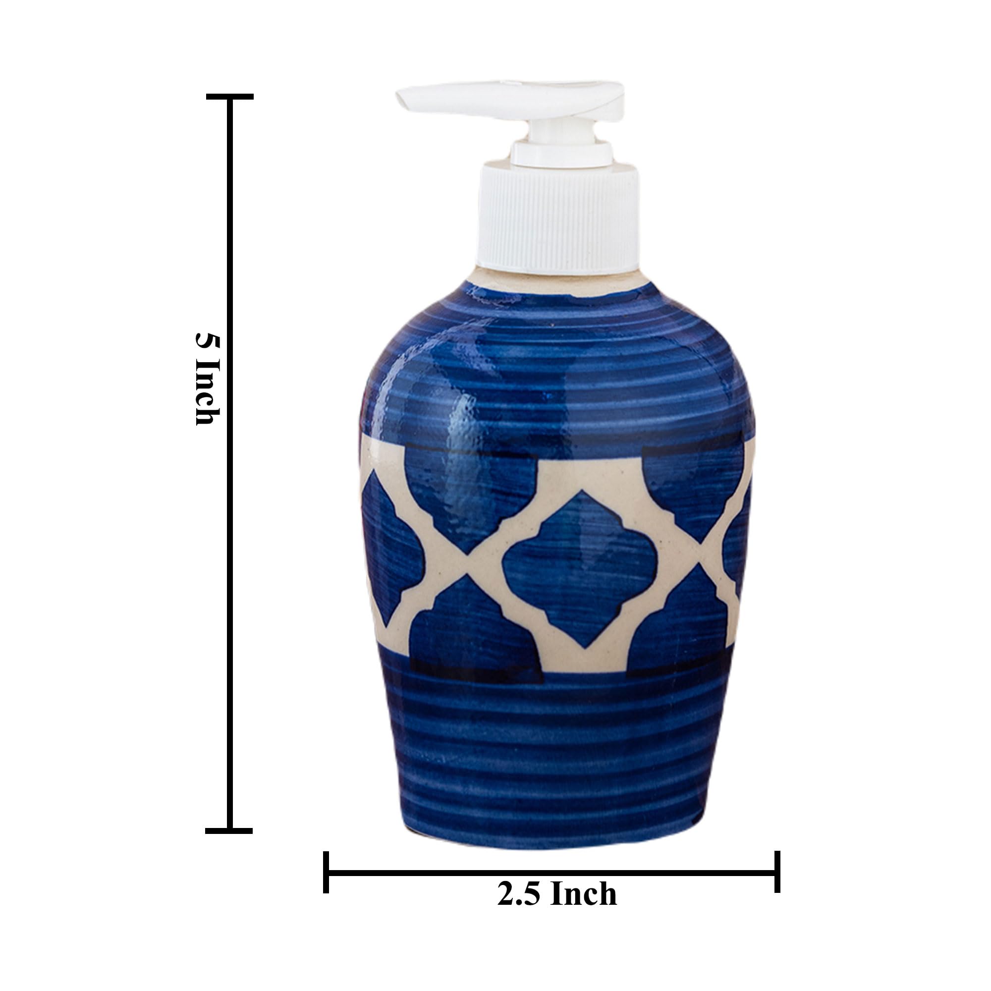 KunhaR Ceramic Liquid Soap Dispenser, Shower Lotion Dispenser, Gel Dispenser, Liquid Shampoo Dispenser - Image 2