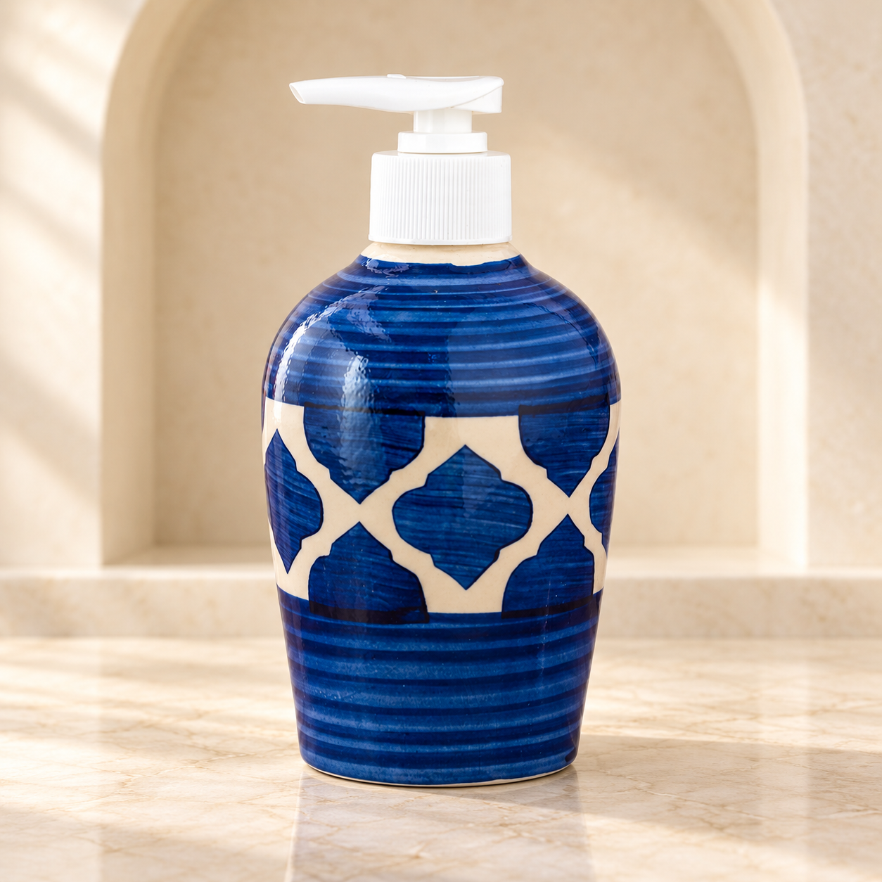 KunhaR Ceramic Liquid Soap Dispenser, Shower Lotion Dispenser, Gel Dispenser, Liquid Shampoo Dispenser