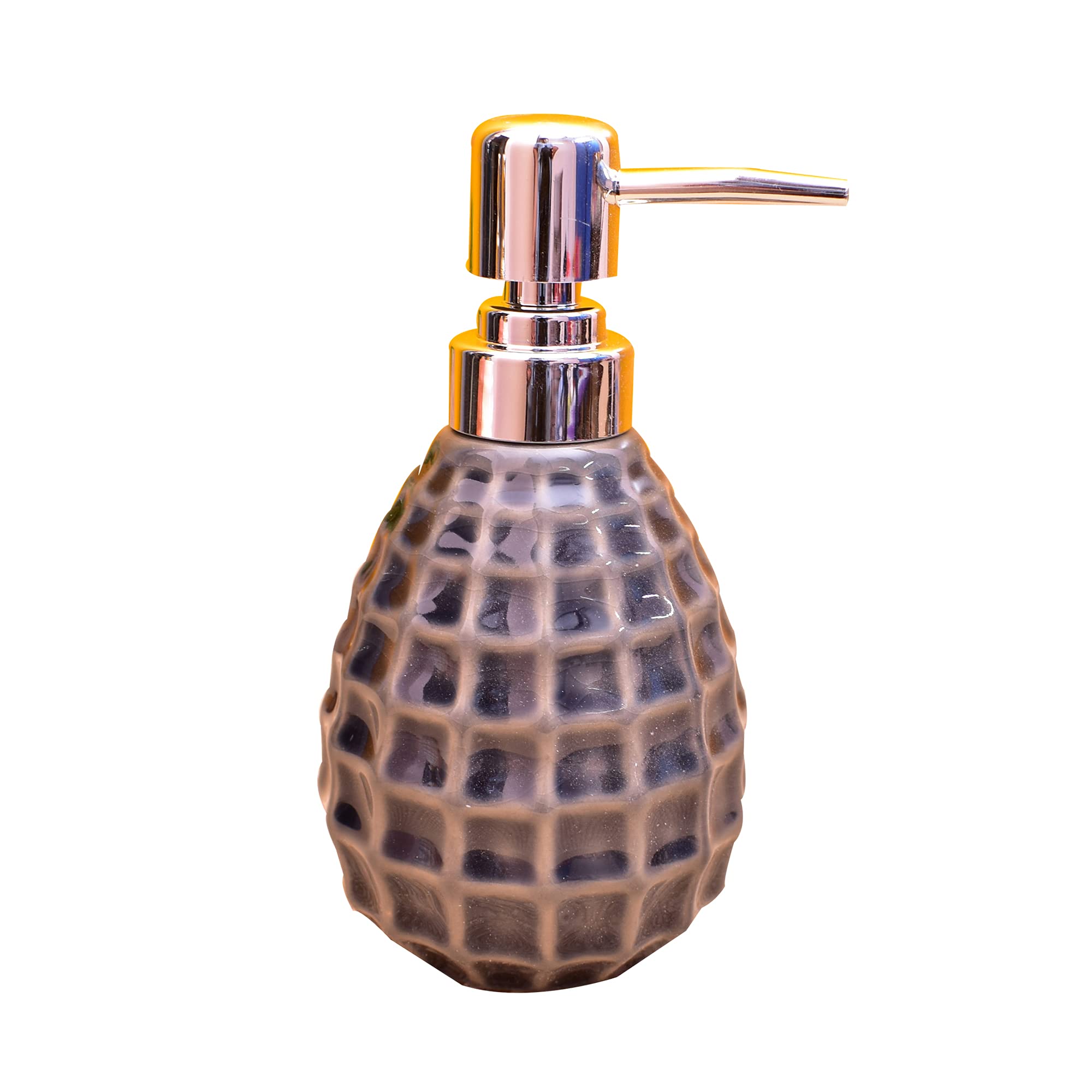KunhaR Ceramic Liquid Soap Dispenser, 400 Ml, Light Black - Image 2