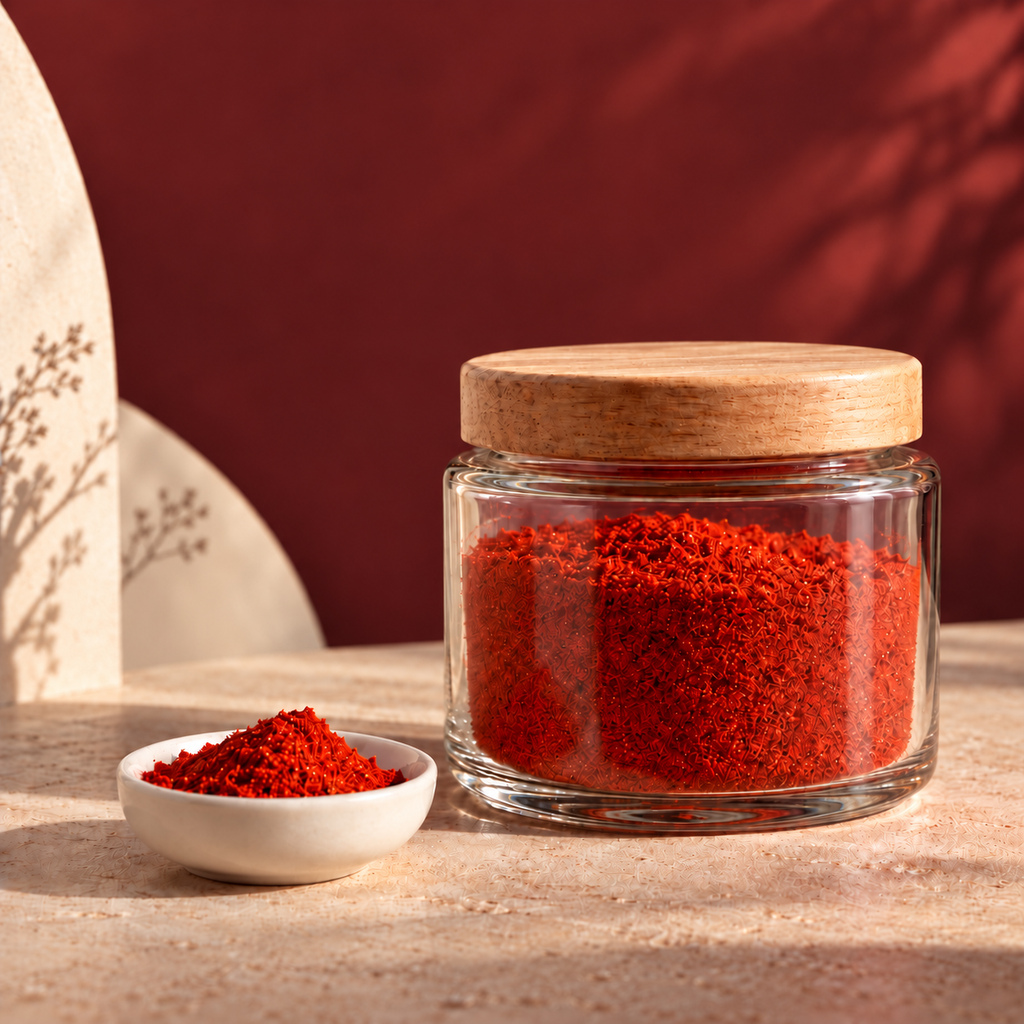 Mathania Chilli Powder, styled product photograph 5; props not included.
