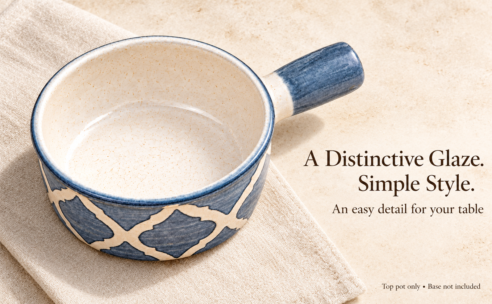 KunhaR Ceramic Fondue Top, 450 ml, Pack of 1, Grey – visual story 5