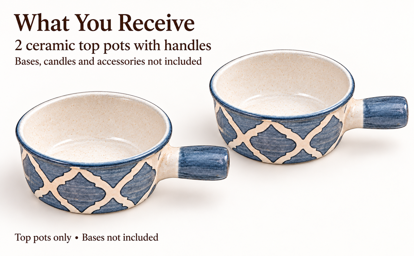 KunhaR Ceramic Fondue Top, 450 ml + 450 ml, Pack of 2, Grey + Grey – visual story 6