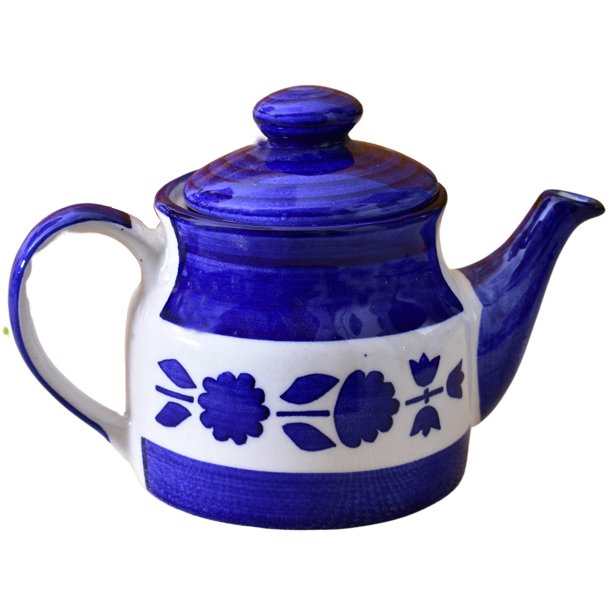 KunhaR Ceramic Teapot 650ML Blue – Durable 1 Piece Tea Coffee Pot for Kitchen Dining - Image 3