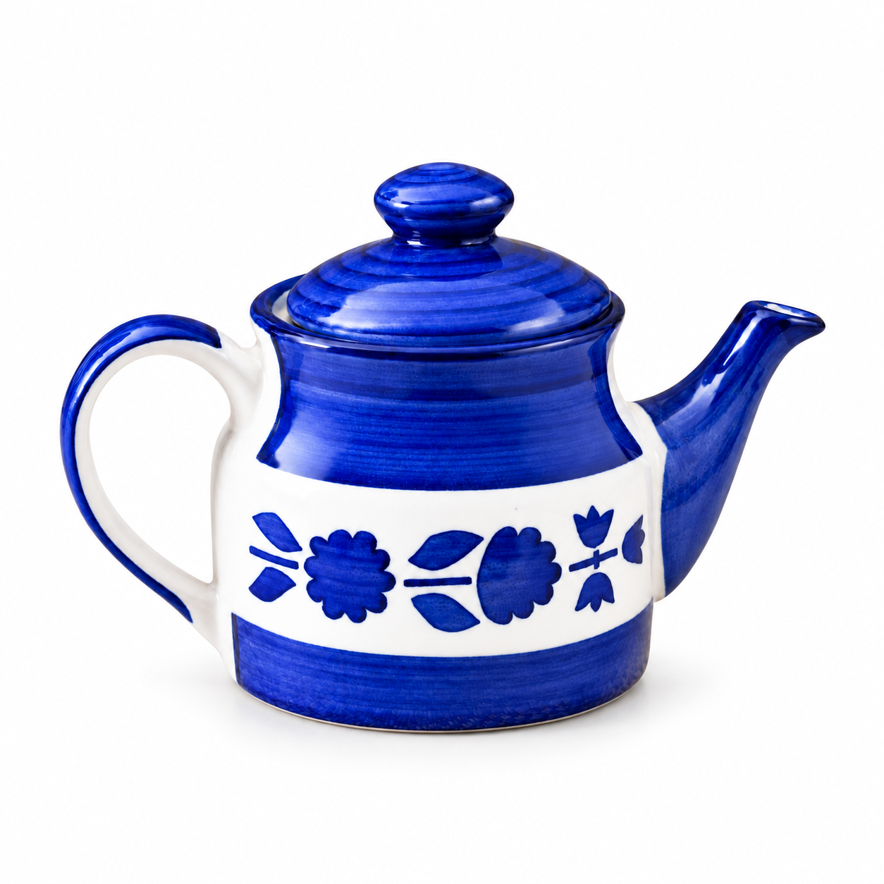 KunhaR Ceramic Teapot with Lid, 650 ml, Blue | Tea & Coffee Serving Pot for Kitchen, Dining & Gifting, 1 Piece - Image 7