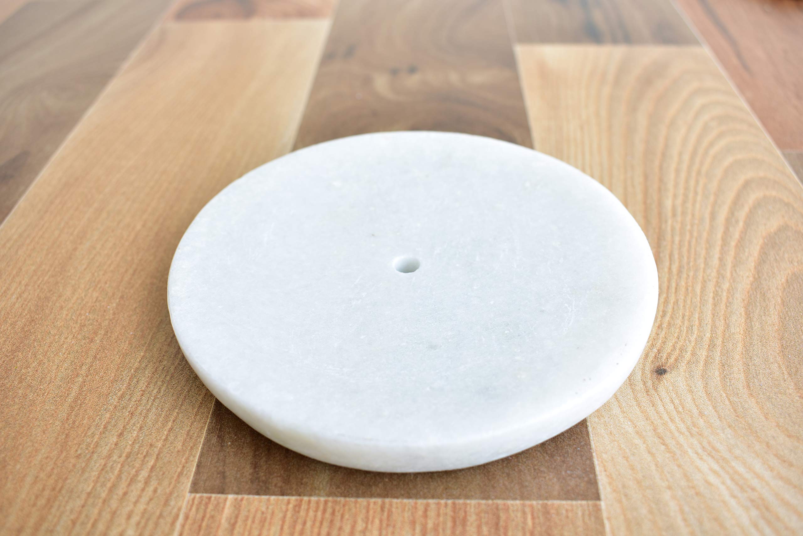 KunhaR Black Marble Soap Dish Holder Handcrafted Marble Tray for Bathroom, Tub & Sink - Image 2