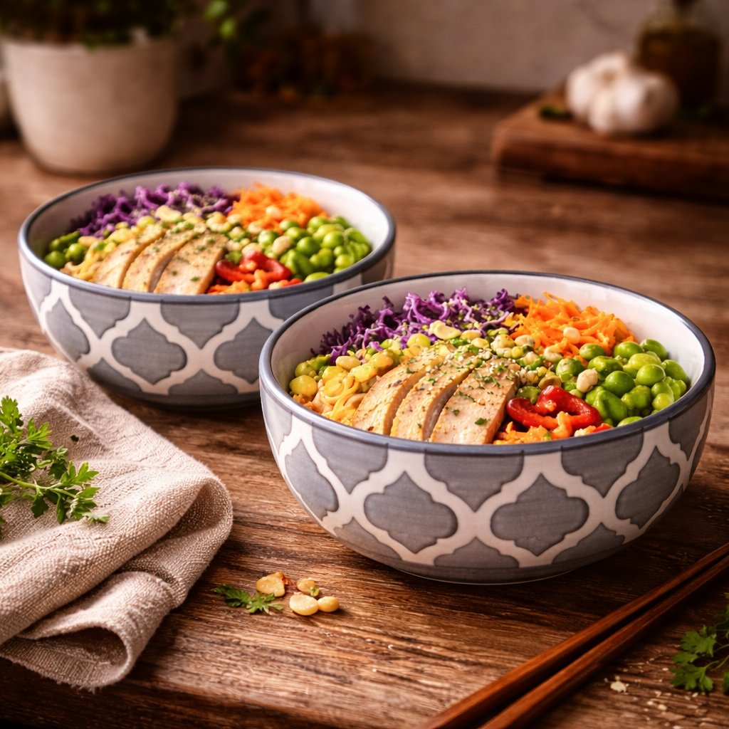 Kunhar Ceramic Serving Bowls (Grey, 400 ml) - 2 Pieces - Image 2