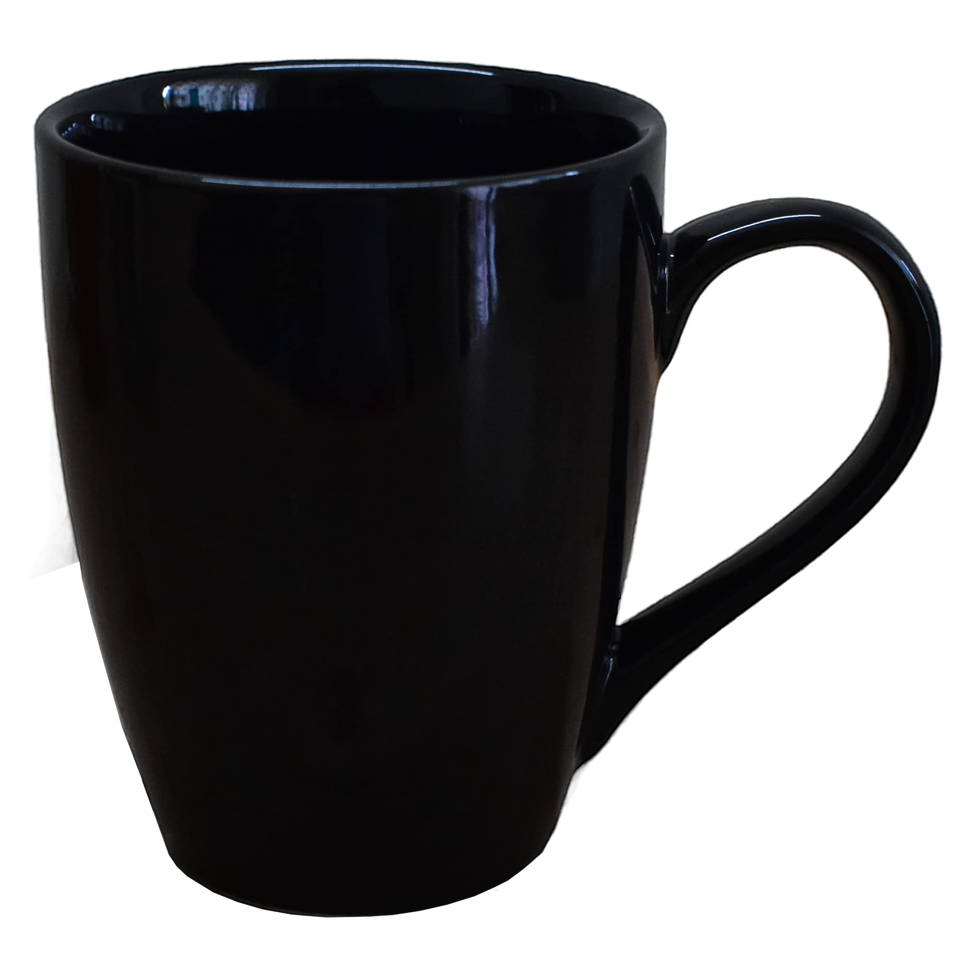 Kunhar Ceramic Coffee Mug, Ceramic Milk Mug - 350 Ml, 2 Pieces, Black Shine - Image 4