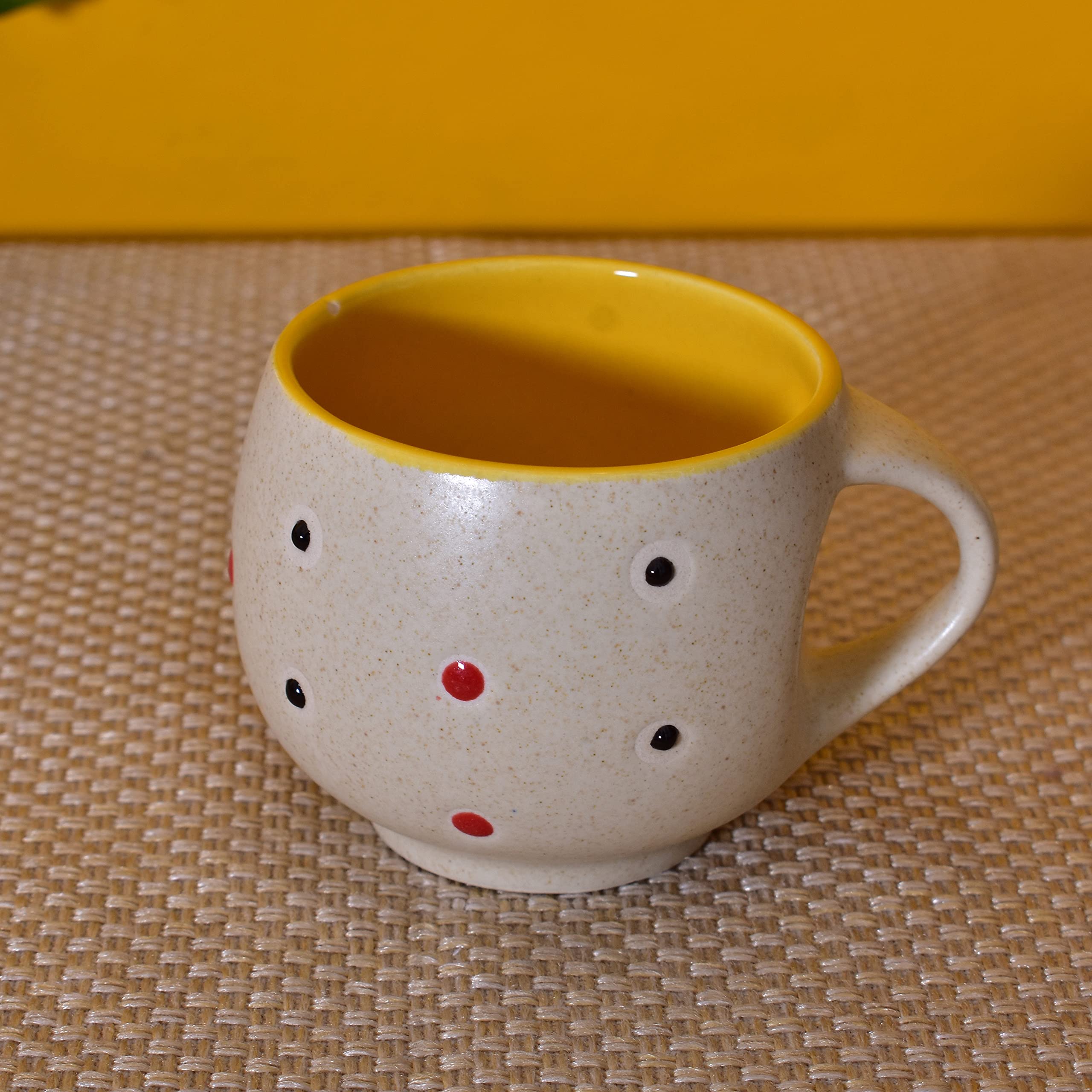 Kunhar Ceramic Multicolor Tea Cups - 6 Pieces, Multicolor, 125ml - Image 4