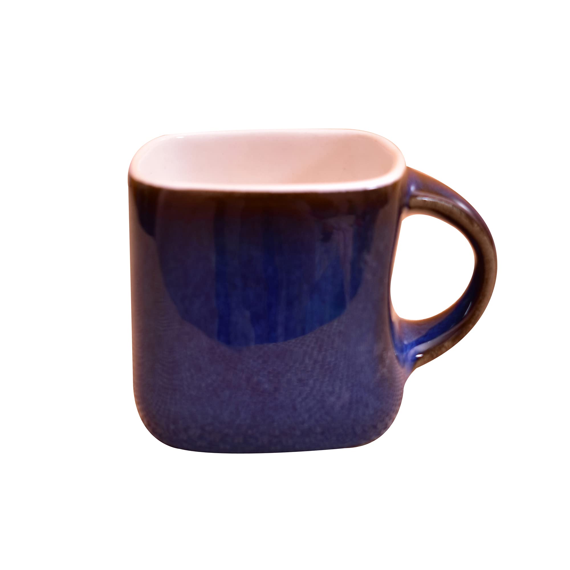 Kunhar Ceramic Tea Cups - 6 Pieces, Blue, 125ml - Image 3