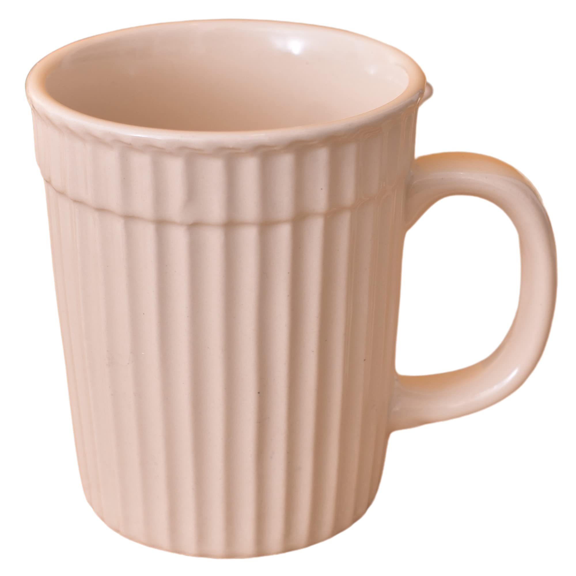 Kunhar Ceramic Coffee Mugs - 1 Piece, Wheat, 290ml - Image 3
