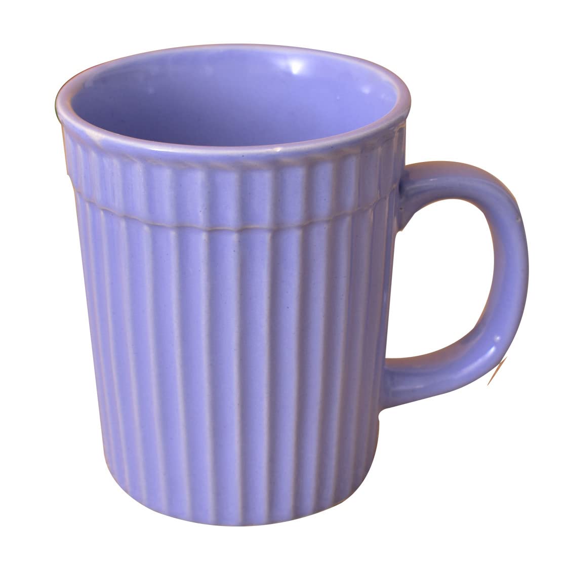 Kunhar Ceramic Coffee Mugs - 2 Piece, Cornflower Blue, 290ml - Image 4