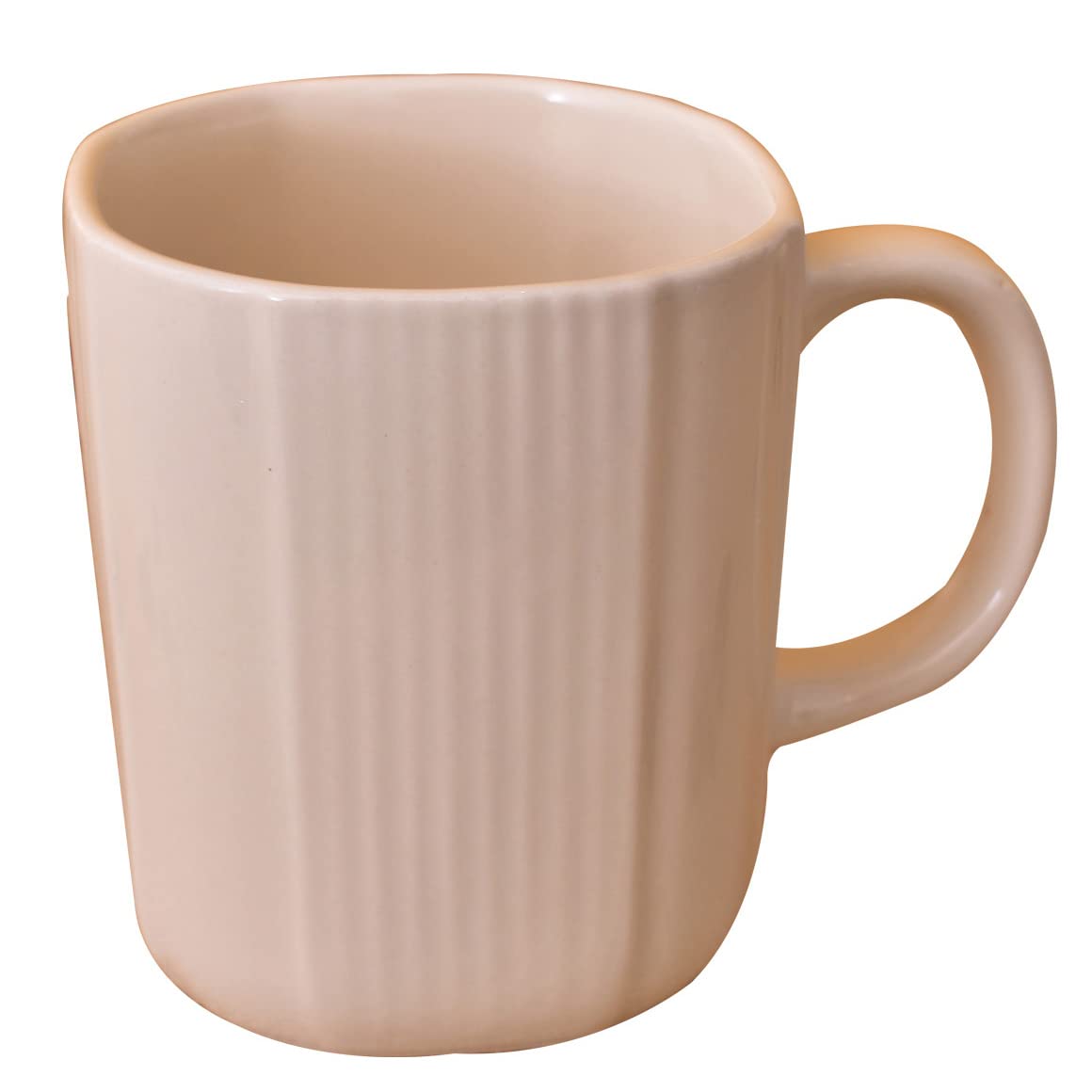 Kunhar Ceramic Coffee Mugs - 1 Piece, Wheat, 300ml - Image 3
