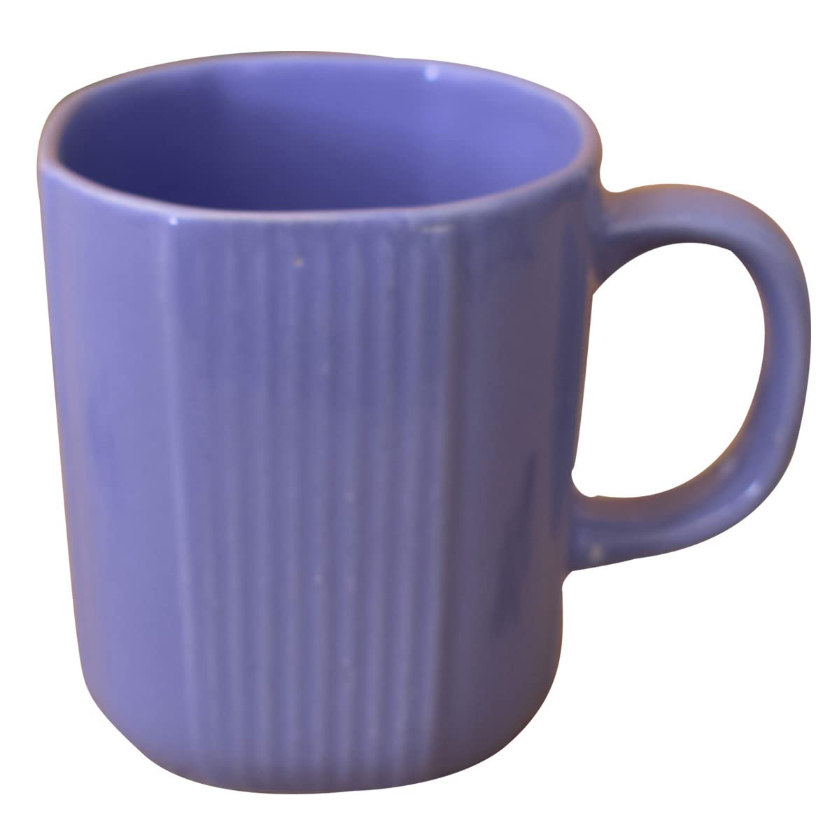 Kunhar Ceramic Coffee Mugs - 1 Piece, Cornflower Blue, 300ml - Image 3