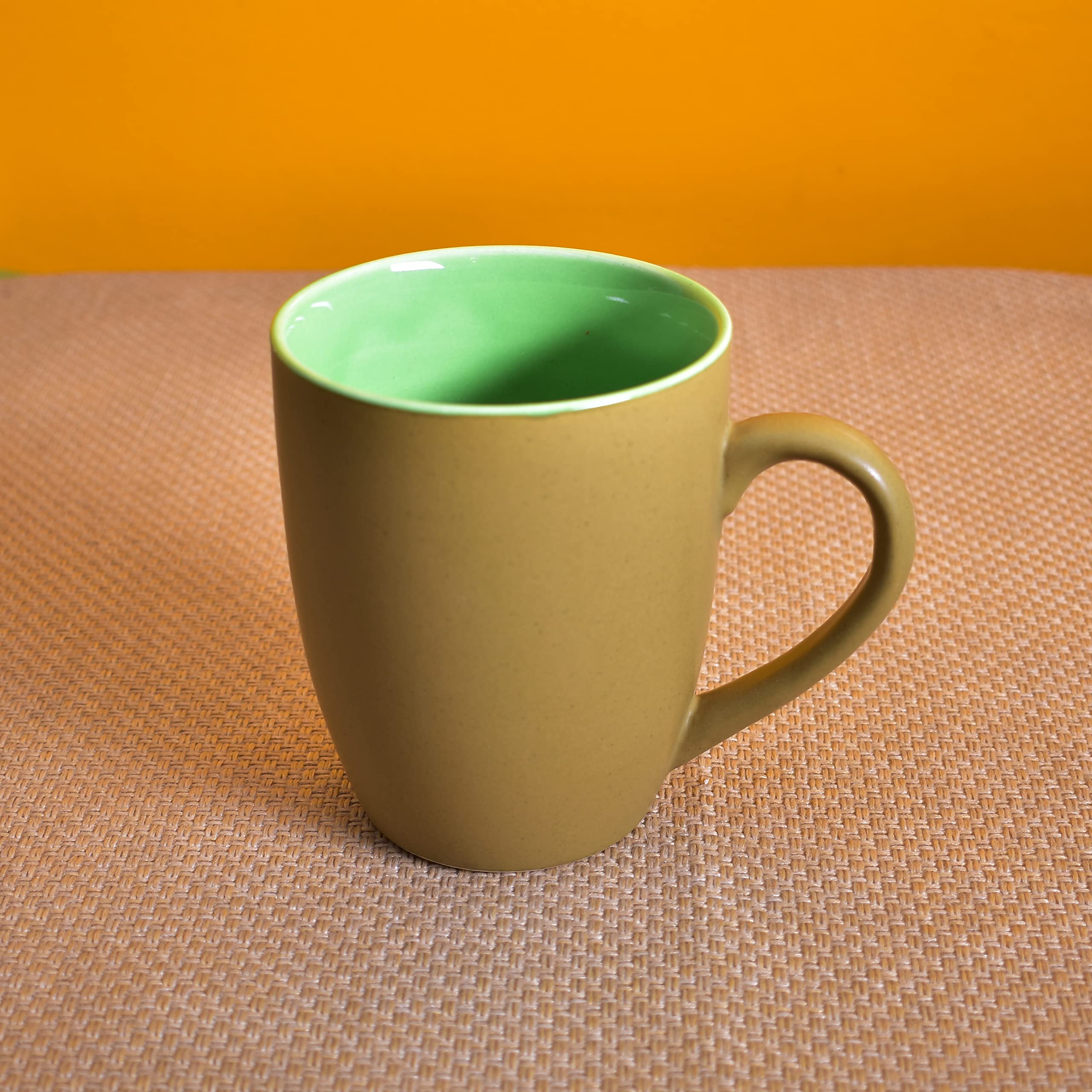 Kunhar Ceramic Milk Mug, Coffee Mug - 4 Pieces, Muddy Waters, 400 ml - Image 4