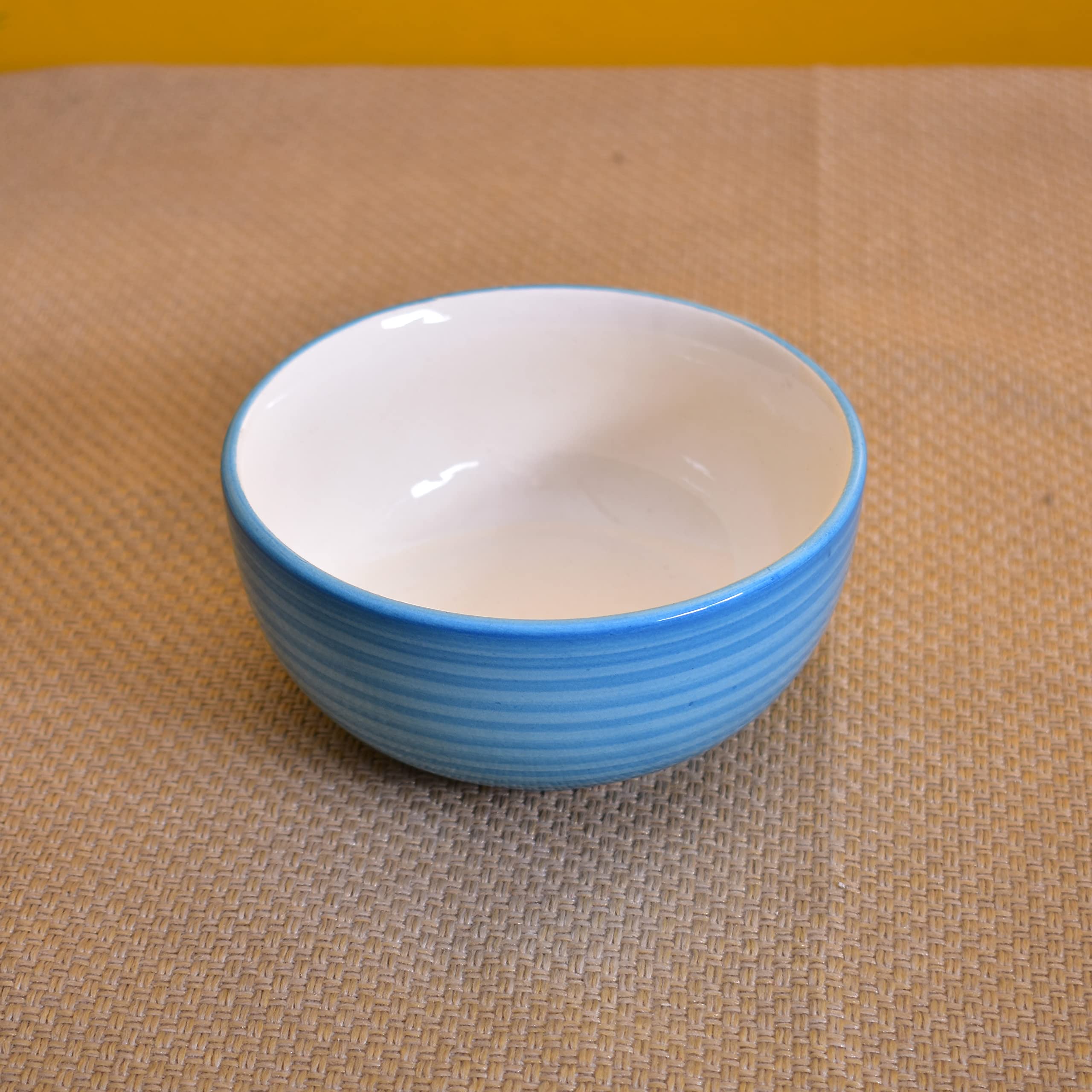 Kunhar Ceramic Mixing Bowls - 1500 Ml and 800 Ml, 2 Pieces, Crystal Blue - Image 3