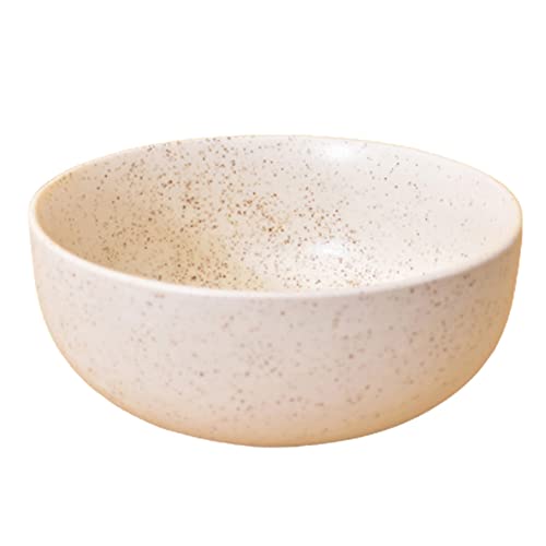 Kunhar Ceramic Serving Bowls (White Matt, 600 ml) - 1 Piece