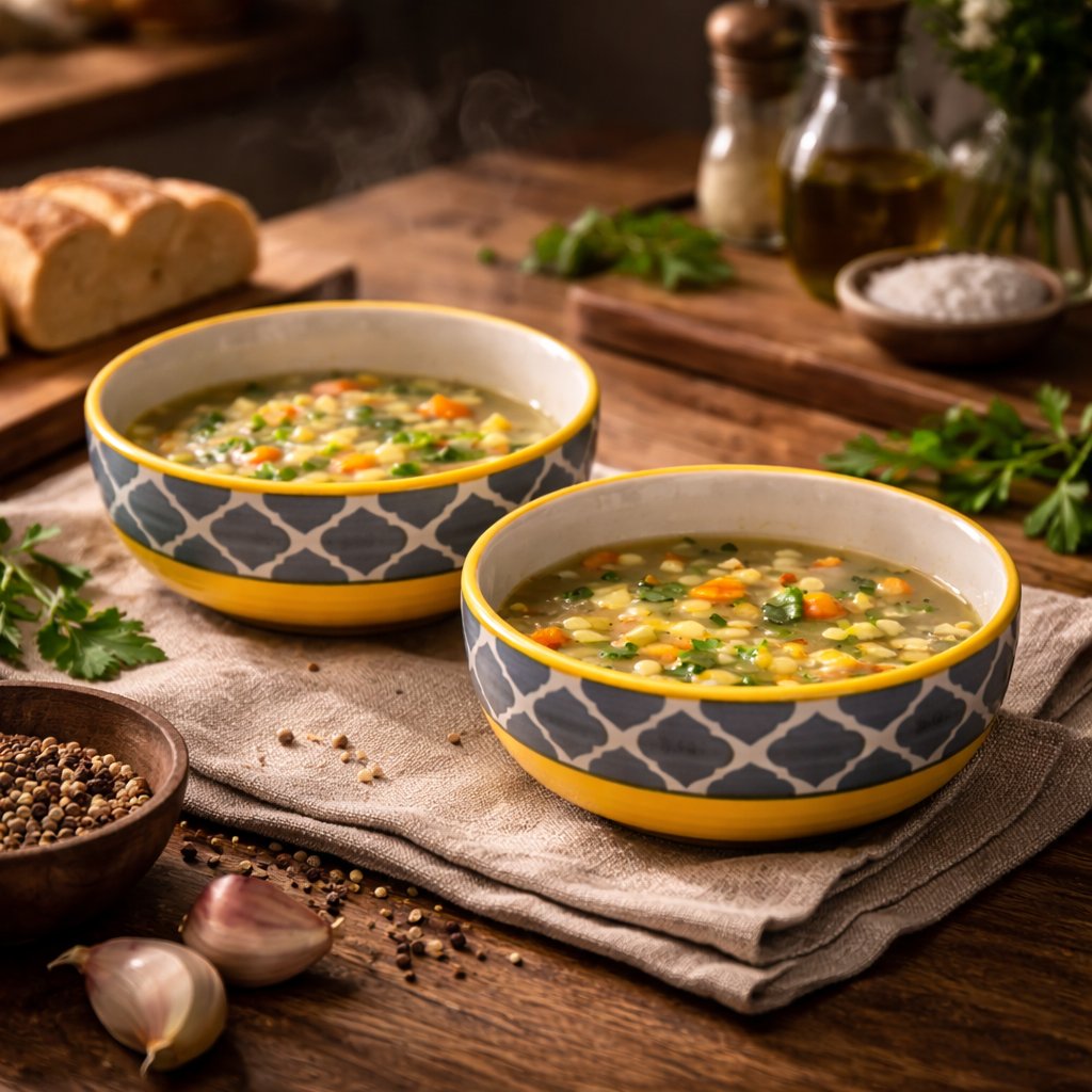 Kunhar Ceramic Bowls - 400 Ml, 2 Pieces, Yellow Grey - Image 3