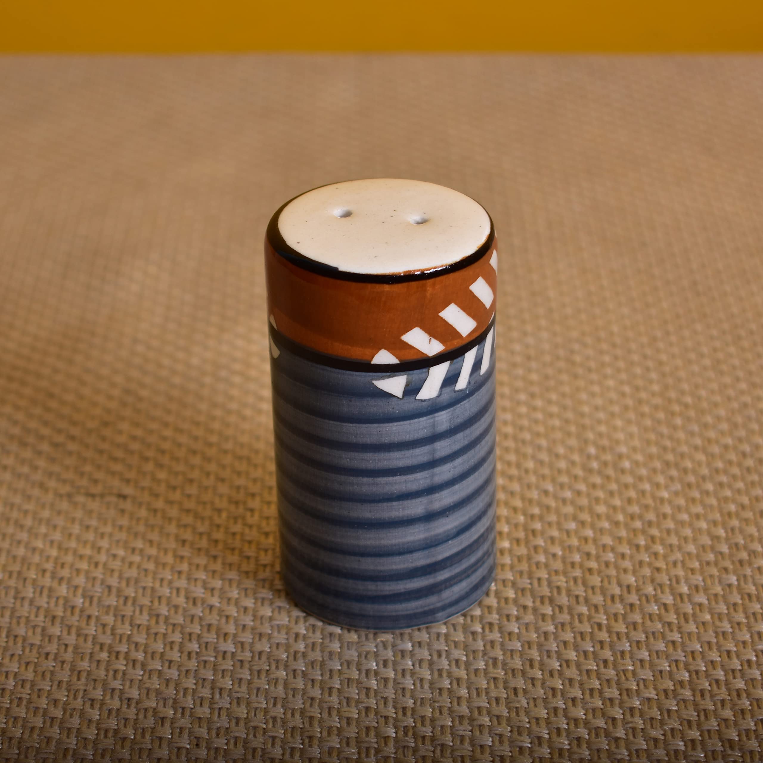 KunhaR Ceramic Pepper Shaker, Salt Shaker Dispenser, Spice Dispenser, 1 Piece, Brown - Image 3