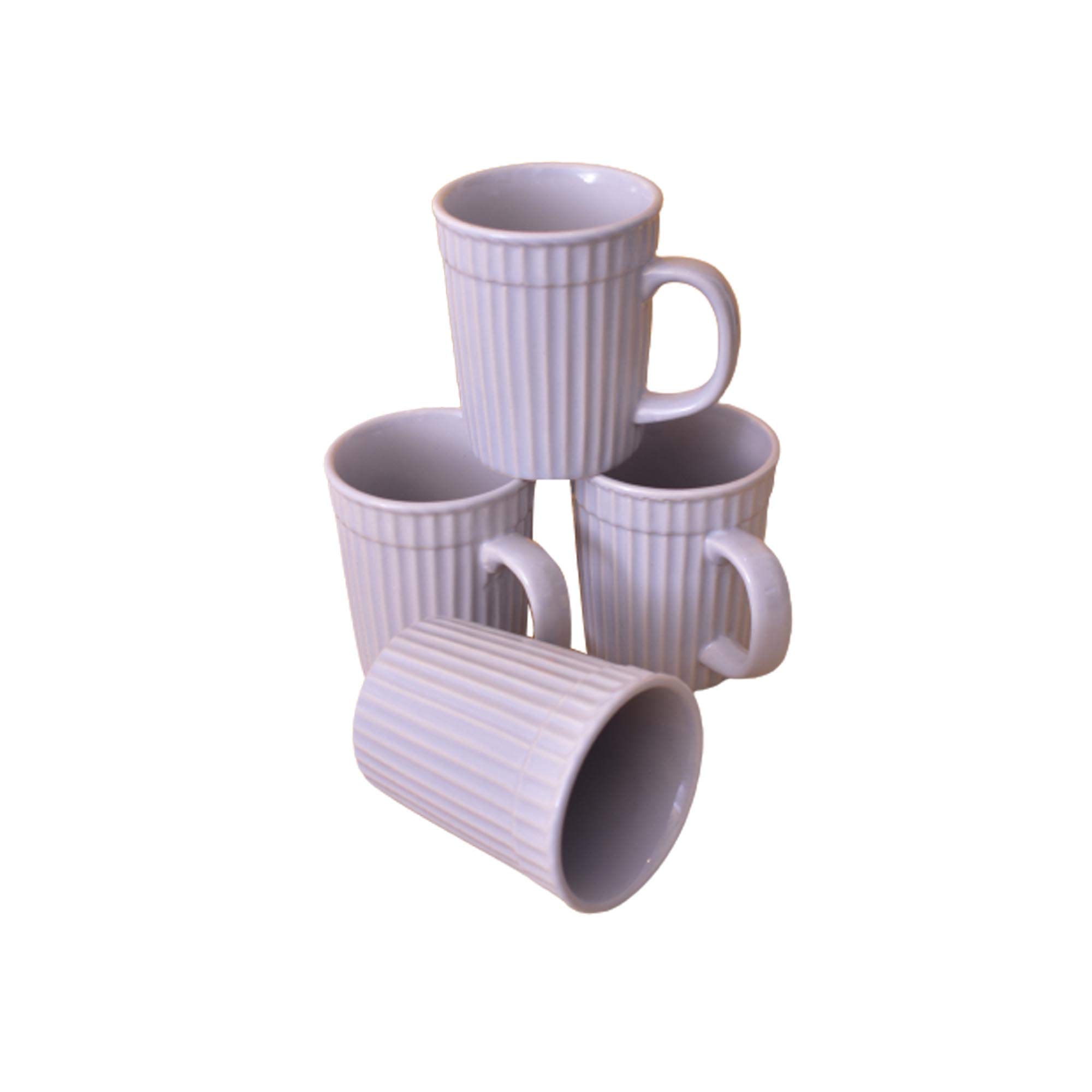 Kunhar Ceramic Coffee Mugs - 4 Piece, Baby Blue, 290ml - Image 2