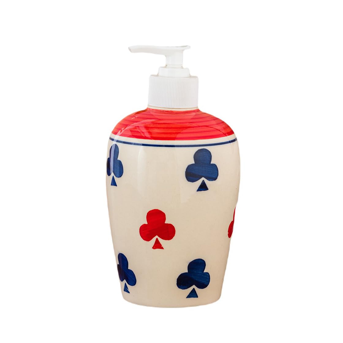 KunhaR Ceramic Liquid Soap Dispenser - White Chidi, 450ml, 2 Pieces - Image 3