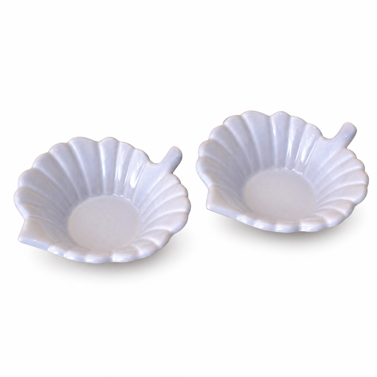 Kunhar Ceramic Sauce Holder - 50 ML, 2 Pieces, Baby Blue