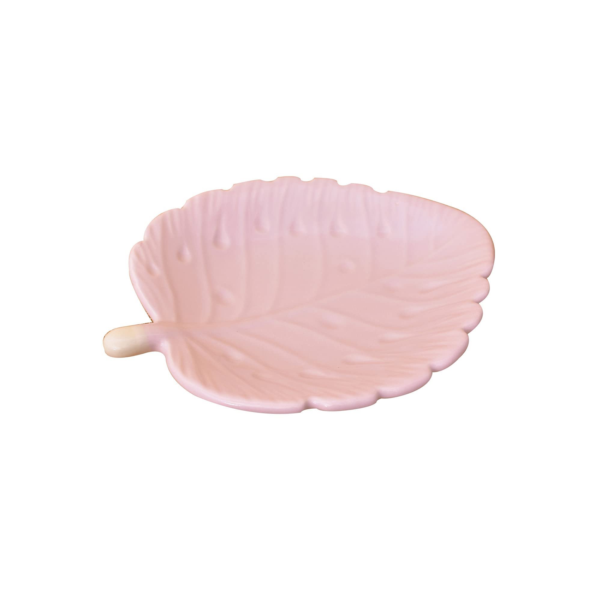 Kunhar Ceramic Leaf Shaped Snacks Serving Tray, Serving Tray - Image 2