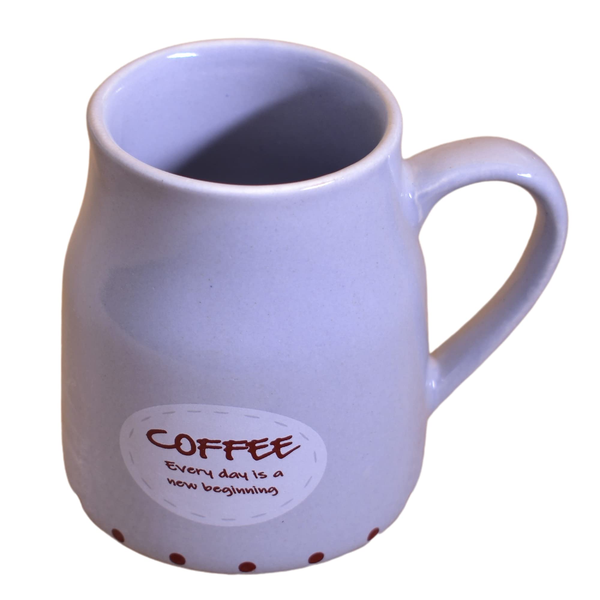 Kunhar Ceramic Tea Cups, Coffee Cups - 6 Pieces, Rock Blue, 160 Ml - Image 3