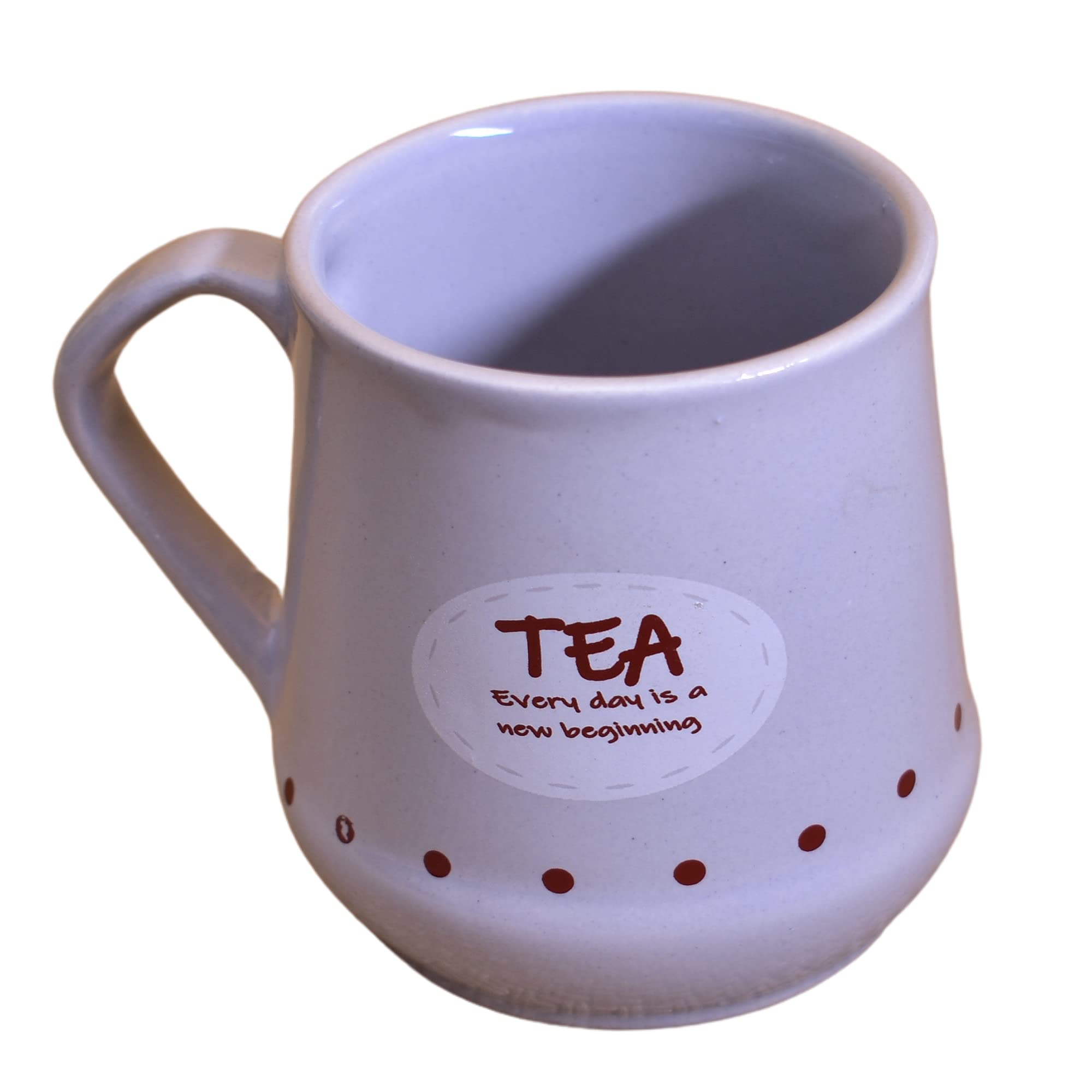 Kunhar Ceramic Tea Cups, Coffee Cups - 6 Pieces, Rock Blue, 180 Ml - Image 3