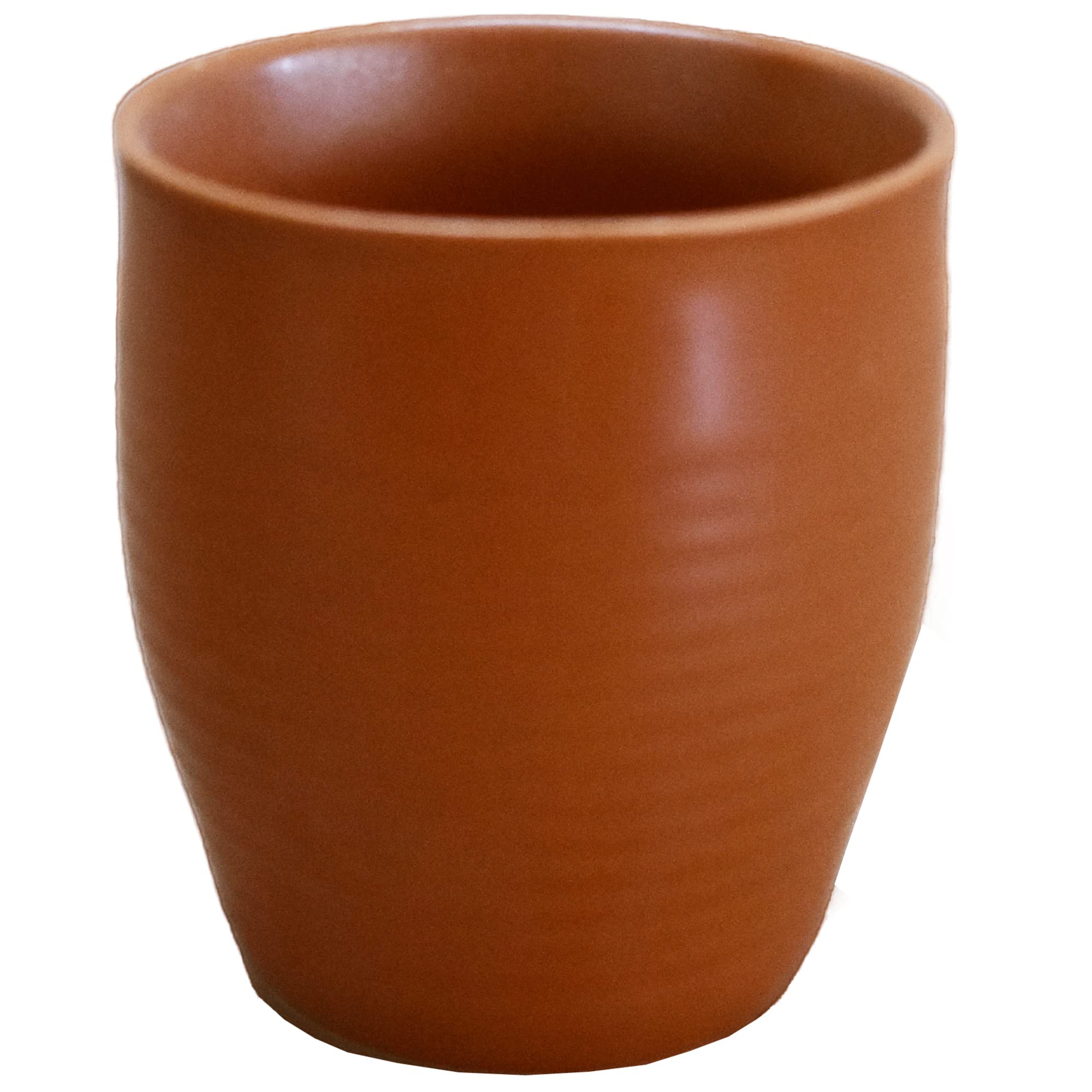 Kunhar Terracotta Clay Kullad Tea Cups Set & Chai Kullads Cup Set - 200 Ml, 6 Pieces, Brown