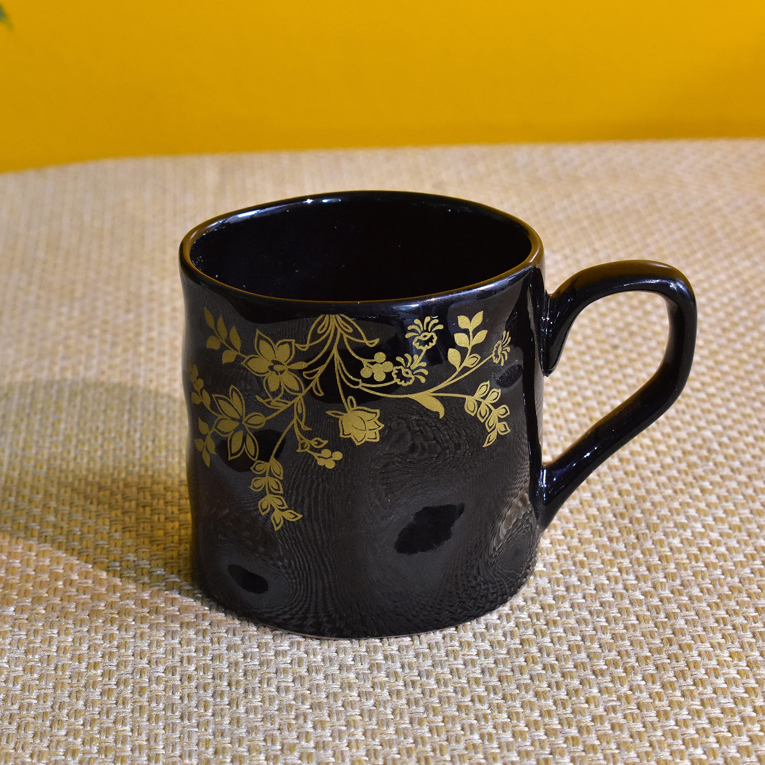 Kunhar Ceramic Tea Cups and Saucers (6 Cups 140 ML and 6 Saucers) - Image 4