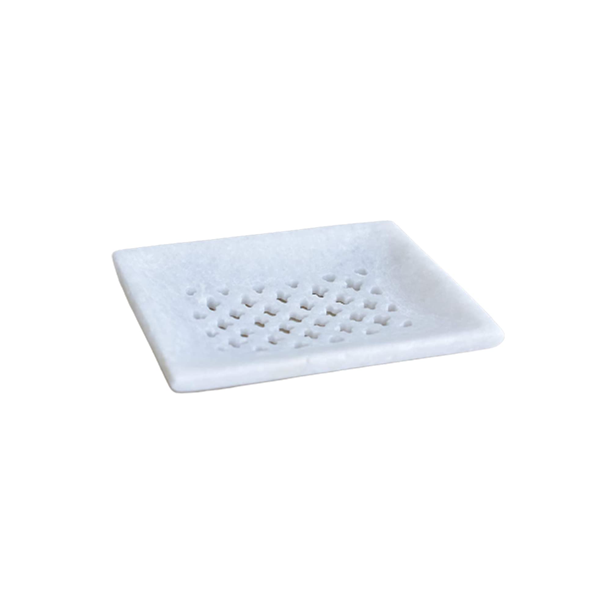 KunhaR White Marble Soap Dish Set of 2 | Handcrafted Stone Tray for Bathroom, Sink & Shower - Image 5