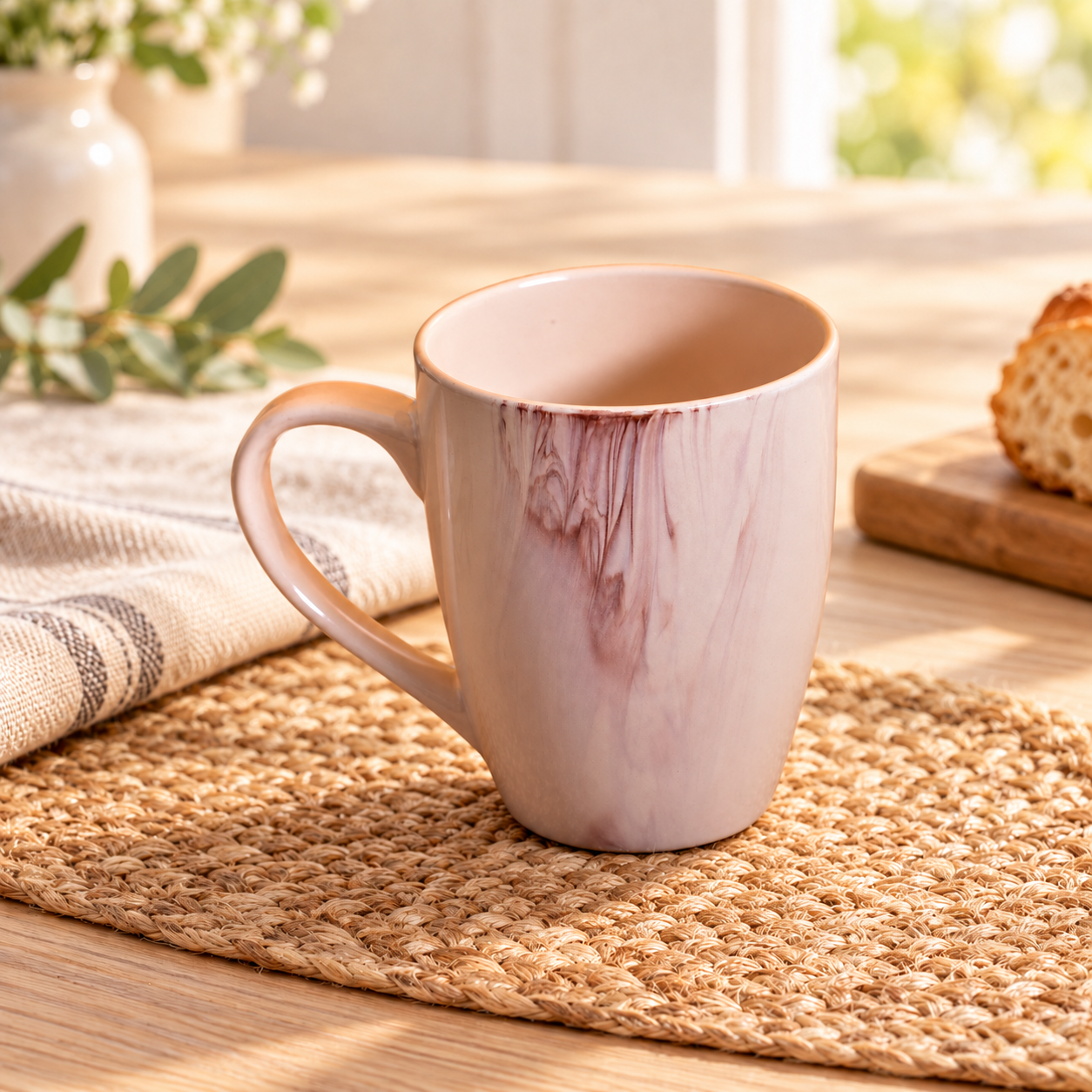 Kunhar Ceramic Milk Mug, Coffee Mug - 1 Piece, Cold Turkey, 350ml