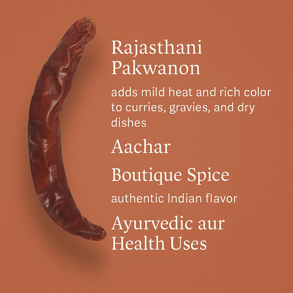 Kunhar Masala Mathaniya Mirch 350g | Rajasthani Whole Dried Red Chillies | Lal Mirch for Authentic Indian Cooking | Naturally Sun-Dried - Image 4