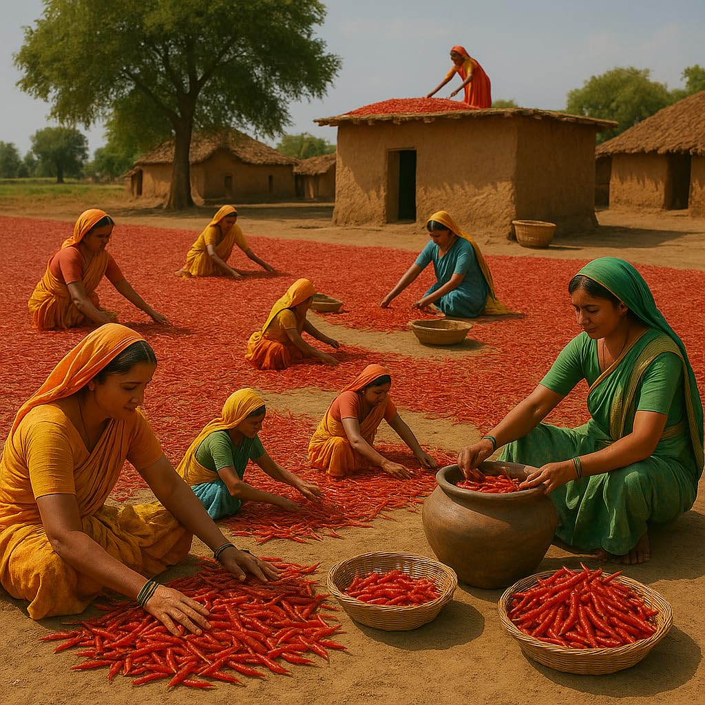 KunhaR Masala Extra Spicy Whole Red Chili – Sabut Teekhi Lal Mirch – (Pack of 1, 350g) - Image 6