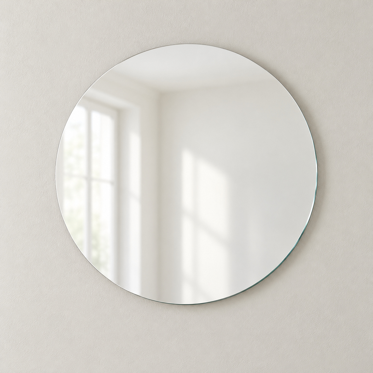 Kunhar Frameless Round Wall Mirror, 15 X 15 Inch, 1 Piece - Image 5