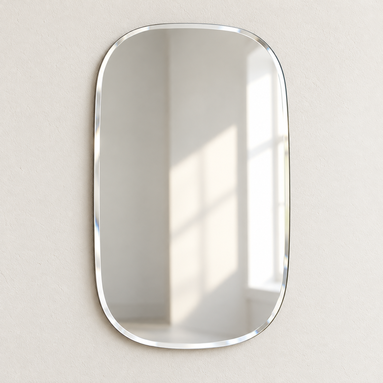 Kunhar Frameless Wall Mirror, 9 X 12 Inch, (3 MM) Square, Unframed, Silver - Image 5