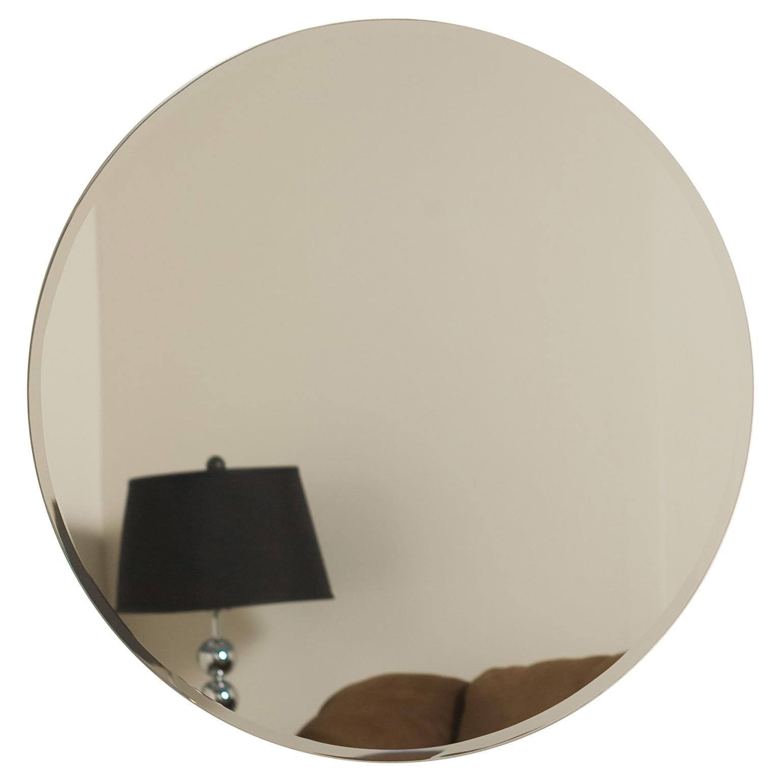 Kunhar Frameless Wall Mirror,12 X 12 Inch,Round (3 MM)